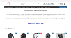Desktop Screenshot of motorradbekleidung-pege.de
